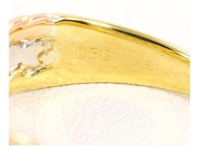 Autre Marque Eleganter Diamantring Golden - Ansicht 6