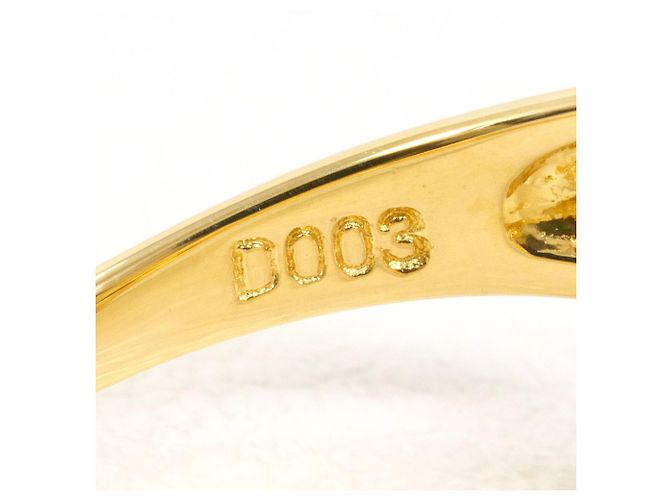 Autre Marque 18K Gelbgold-Ring mit Diamant Golden - Ansicht 5