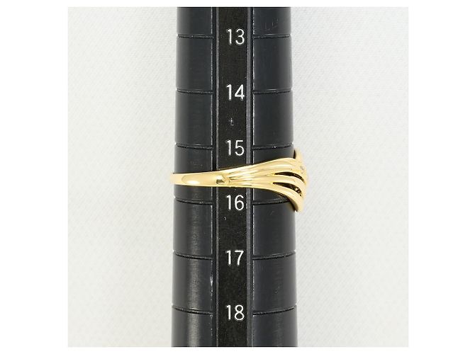 Autre Marque 18K Gelbgold-Ring mit Diamant Golden - Ansicht 7
