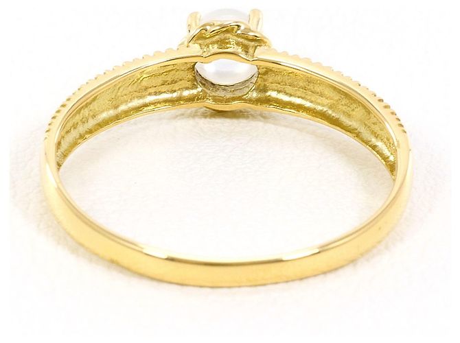Autre Marque 18K Gelbgold-Ring mit Mondstein Golden - Ansicht 4