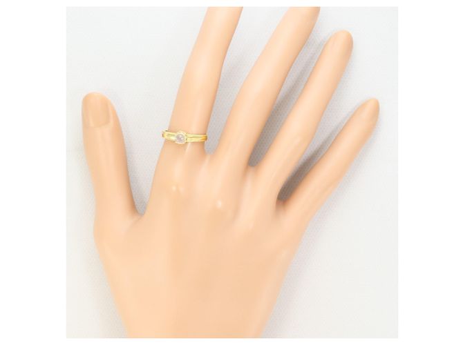 Autre Marque 18K Gelbgold-Ring mit Mondstein Golden - Ansicht 6