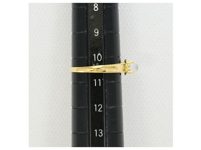 Autre Marque 18K Gelbgold-Ring mit Mondstein Golden - Ansicht 7