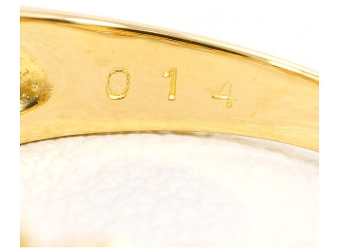 Autre Marque 18K Gelbgold-Ring mit Diamant Golden - Ansicht 4