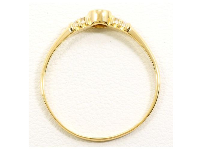 Autre Marque Anillo de banda en oro amarillo de 18K con diamante Dorado - vista 2