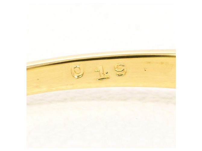 Autre Marque Anillo de banda en oro amarillo de 18K con diamante Dorado - vista 4