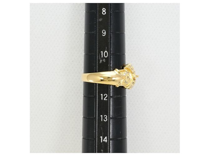 Autre Marque 18K Gelbgold-Ring mit Diamant Golden - Ansicht 8