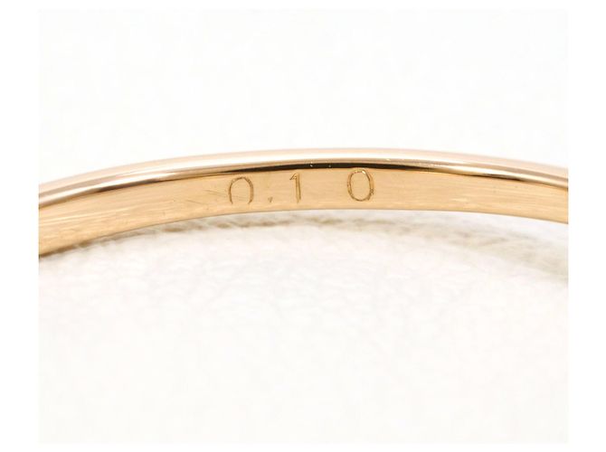 Autre Marque 18K Roségold-Ring mit Diamant Golden - Ansicht 5