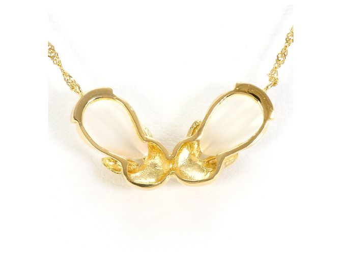 Autre Marque Collana in oro giallo 18K con pietra di luna D'oro - vista 4