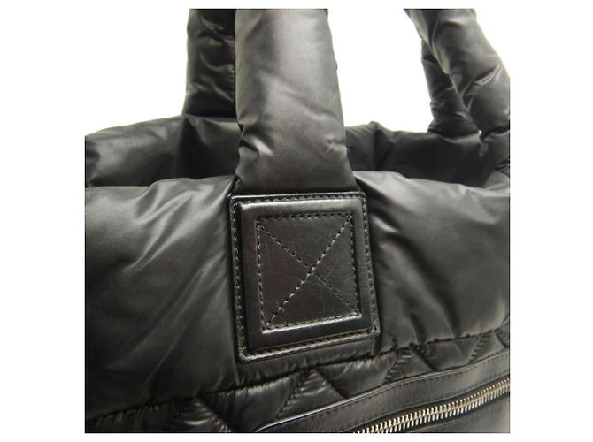 Borsa Tote Chanel Coco Cocoon PM Nero - vista 10