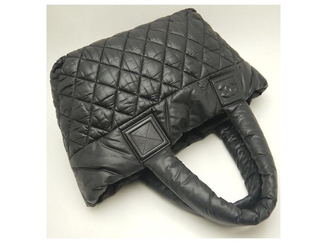 Borsa Tote Chanel Coco Cocoon PM Nero - vista 3