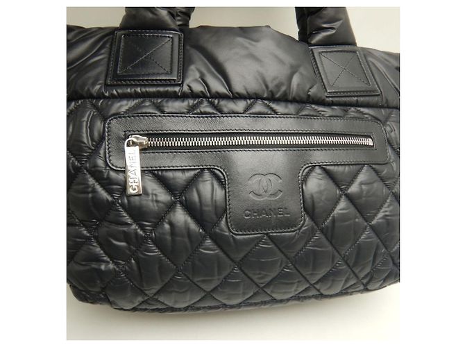 Borsa Tote Chanel Coco Cocoon PM Nero - vista 5
