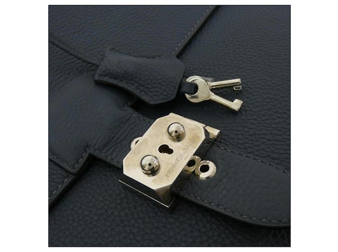Hermès Hermes Sac à Dépêches Multi-pocket Handbag Nero Blu - vista 5