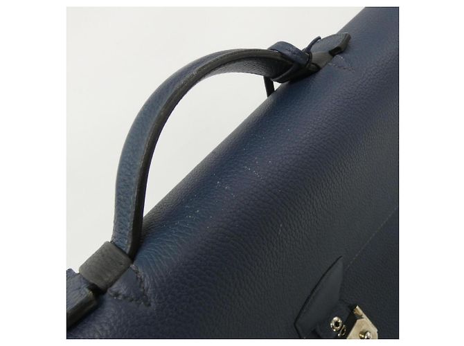 Hermès Hermes Sac à Dépêches Multi-pocket Handbag Nero Blu - vista 7