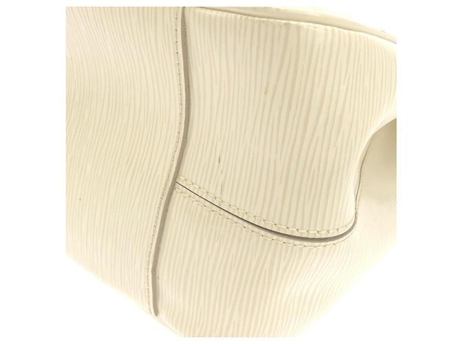Borsa a Spalla Louis Vuitton Epi Passy GM Bianco sporco - vista 2