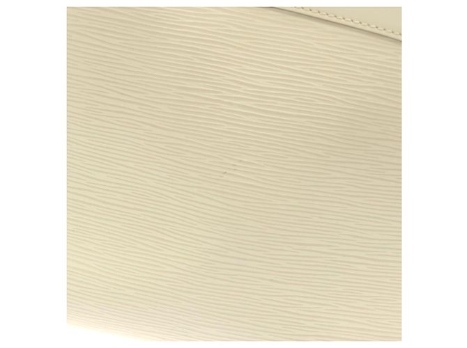 Borsa a Spalla Louis Vuitton Epi Passy GM Bianco sporco - vista 4
