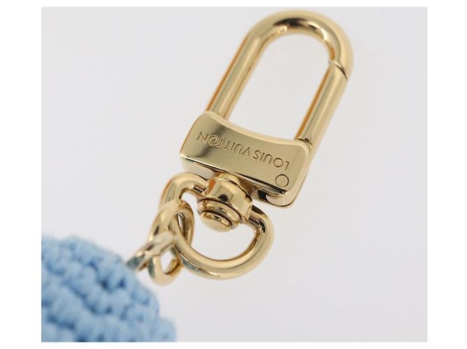 LOUIS VUITTON My Vivienne Crochet Charm Cotton Light Blue M02582 Auth 167338SM Blu chiaro - vista 6