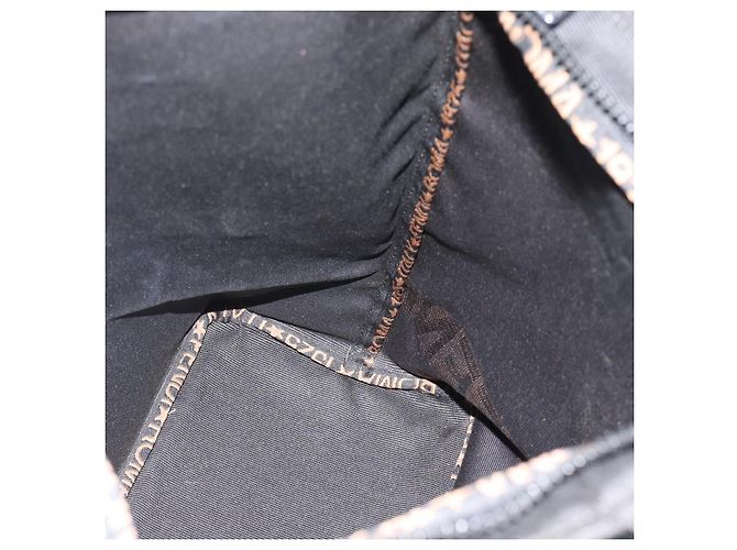 FENDI Handtasche Canvas Schwarz Silber Auth 182539 - Ansicht 17