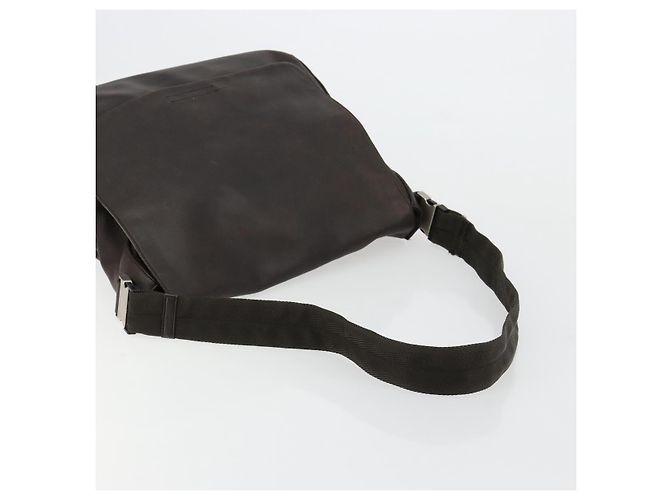 Borsa a Spalla PRADA in Pelle Marrone Argento bs35255 - vista 7