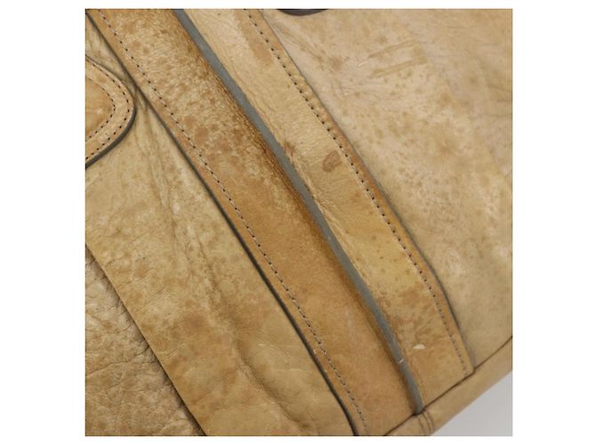 Chloé Borsa Chloe in pelle beige oro Auth 180029 D'oro - vista 14