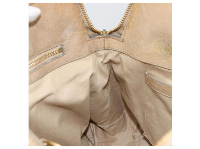 Chloé Borsa Chloe in pelle beige oro Auth 180029 D'oro - vista 19