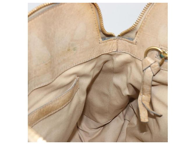 Chloé Borsa Chloe in pelle beige oro Auth 180029 D'oro - vista 20