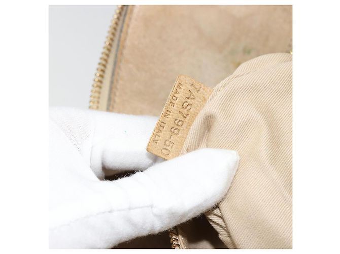 Chloé Borsa Chloe in pelle beige oro Auth 180029 D'oro - vista 24