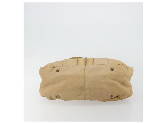 Chloé Borsa Chloe in pelle beige oro Auth 180029 D'oro - vista 9