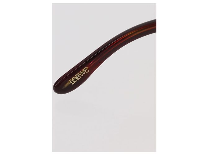 Gafas de Sol LOEWE Tortoise de plástico Rojo Auth BA13225 Roja - vista 11