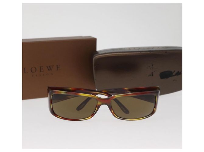 Gafas de Sol LOEWE Tortoise de plástico Rojo Auth BA13225 Roja - vista 12