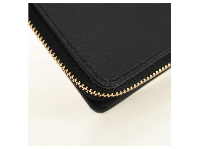LOEWE Collaborazione Ghibli Portafoglio Compatto Pelle Nero Oro Auth 182050SM D'oro - Ansicht 15