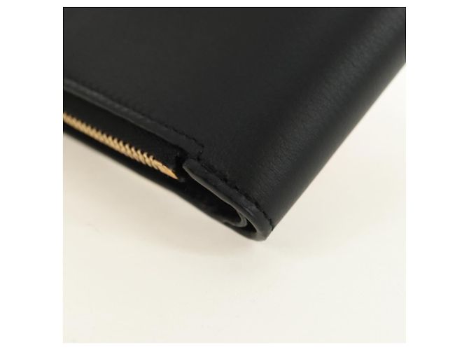LOEWE Collaborazione Ghibli Portafoglio Compatto Pelle Nero Oro Auth 182050SM D'oro - Ansicht 16