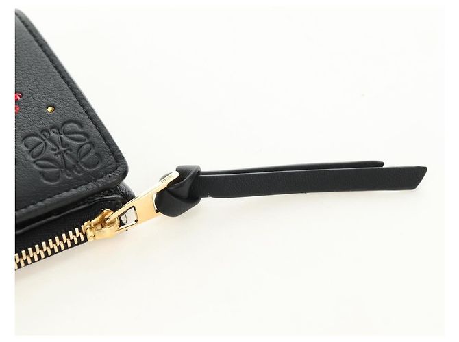 LOEWE Collaborazione Ghibli Portafoglio Compatto Pelle Nero Oro Auth 182050SM D'oro - Ansicht 9