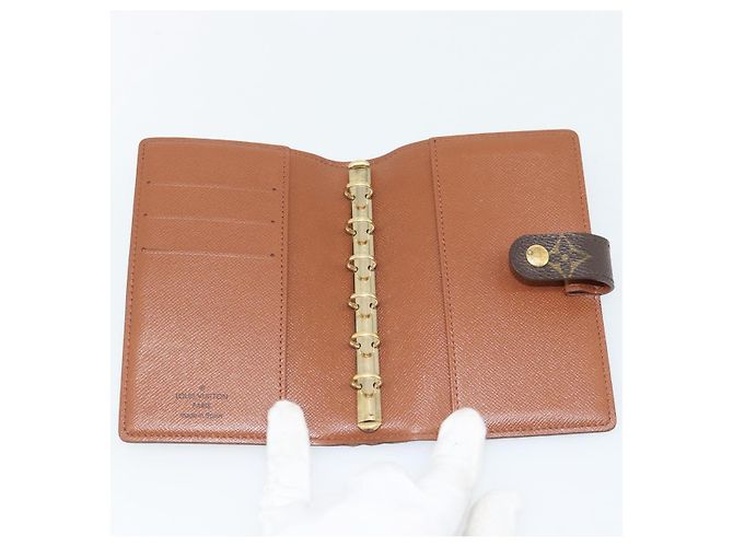 LOUIS VUITTON Monogram Agenda PM Day Planner Cover R20005 LV Auth BA13235 Monograma - vista 13