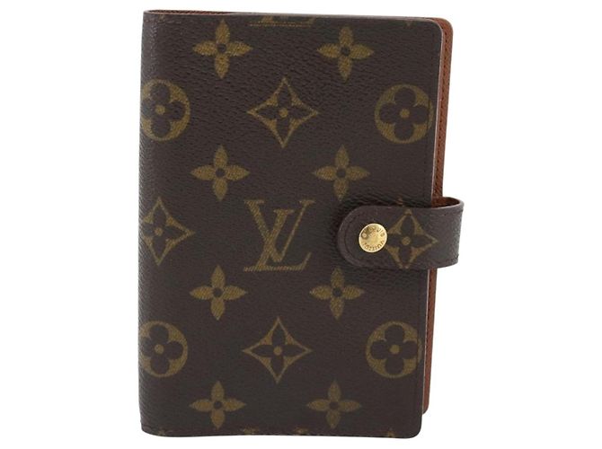 LOUIS VUITTON Monogram Agenda PM Day Planner Cover R20005 LV Auth BA13235 Monograma - vista 2
