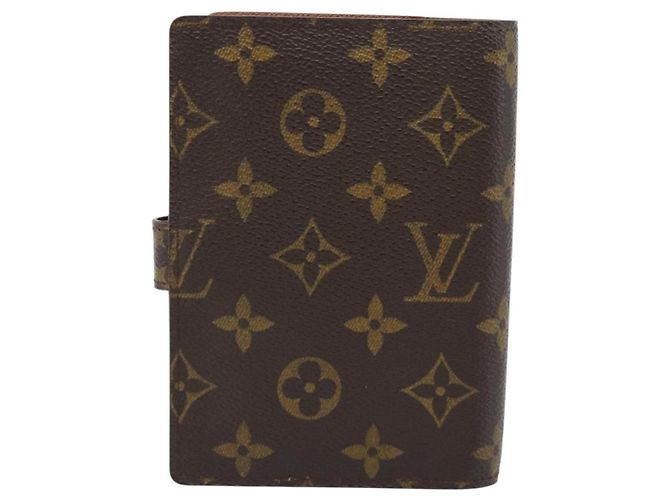 LOUIS VUITTON Monogram Agenda PM Day Planner Cover R20005 LV Auth BA13235 Monograma - vista 3