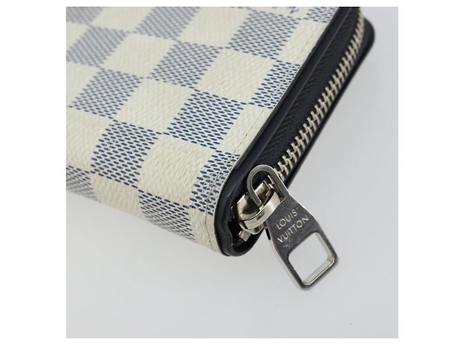 LOUIS VUITTON Damier Azur Zippy Wallet Vertical Long Wallet N62632 Auth 181462A - vista 11