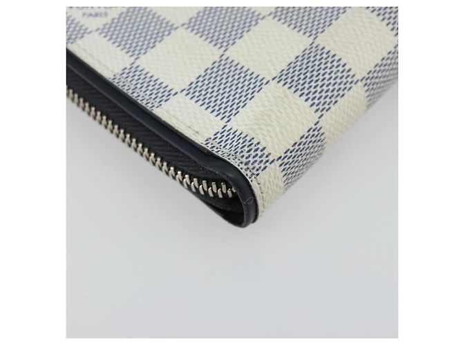 LOUIS VUITTON Damier Azur Zippy Wallet Vertical Long Wallet N62632 Auth 181462A - vista 13