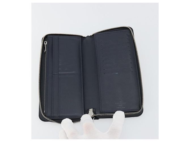 LOUIS VUITTON Damier Azur Zippy Wallet Vertical Long Wallet N62632 Auth 181462A - vista 15