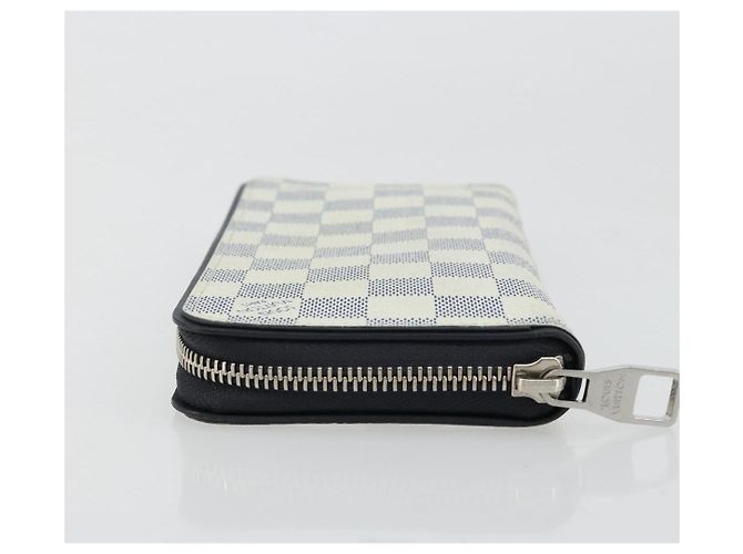 LOUIS VUITTON Damier Azur Zippy Wallet Vertical Long Wallet N62632 Auth 181462A - vista 6