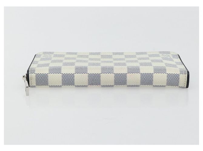 LOUIS VUITTON Damier Azur Zippy Wallet Vertical Long Wallet N62632 Auth 181462A - vista 8