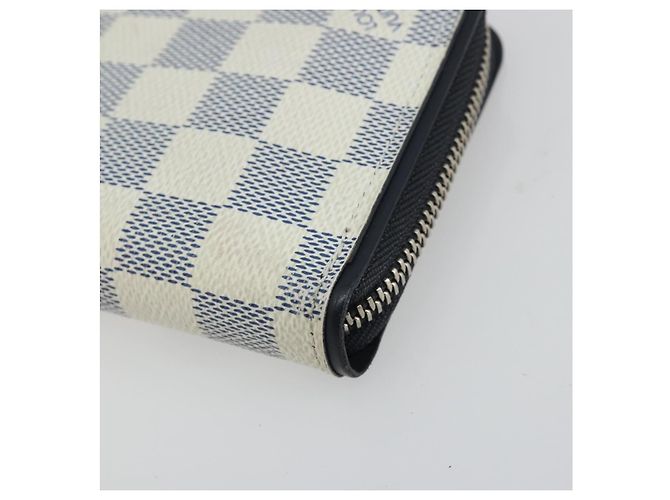 LOUIS VUITTON Damier Azur Zippy Wallet Vertical Long Wallet N62632 Auth 181462A - vista 9