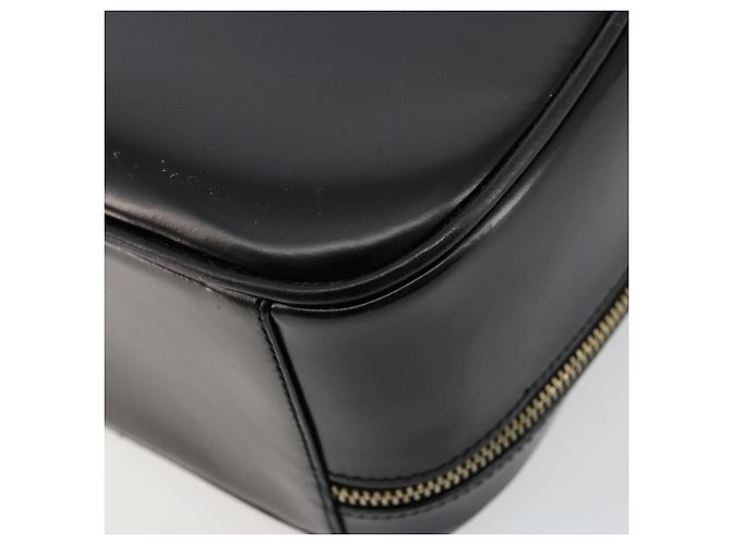 Beauty Case GUCCI Bamboo Vernice 2way Nero Oro 000 270 0323 Auth 180050 D'oro - vista 14