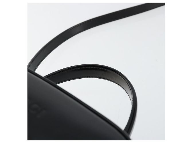 Beauty Case GUCCI Bamboo Vernice 2way Nero Oro 000 270 0323 Auth 180050 D'oro - vista 8