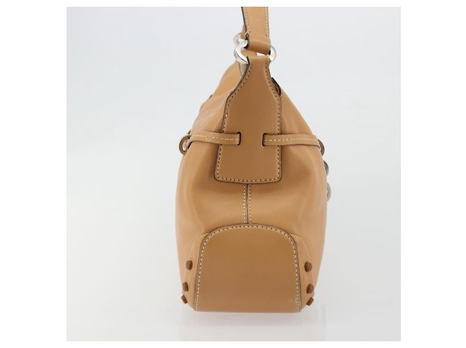 Autre Marque Borsa a tracolla TOD'S in pelle marrone argento ka4498A - vista 5