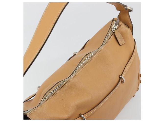 Autre Marque Borsa a tracolla TOD'S in pelle marrone argento ka4498A - vista 6