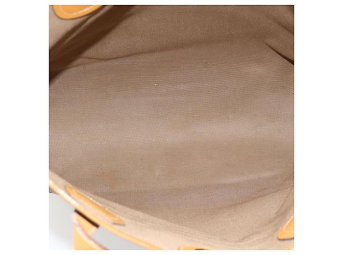 Borsa GUCCI Micro GG Supreme Web Sherry Line in PVC Beige 002 983 0174 Auth 181764 D'oro - vista 16