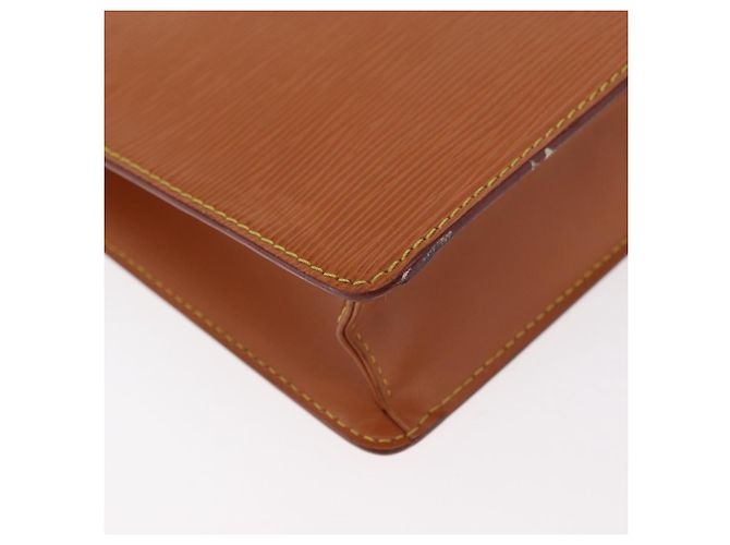 LOUIS VUITTON Epi Pochette Homme Clutch Marrone Zipangu M52528 Auth BA13179 - vista 10