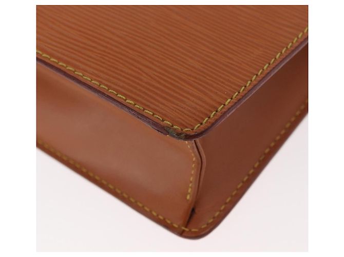 LOUIS VUITTON Epi Pochette Homme Clutch Marrone Zipangu M52528 Auth BA13179 - vista 11
