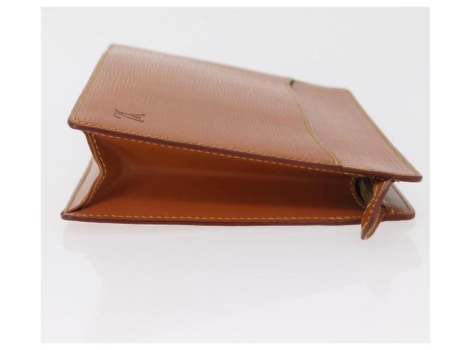 LOUIS VUITTON Epi Pochette Homme Clutch Marrone Zipangu M52528 Auth BA13179 - vista 4