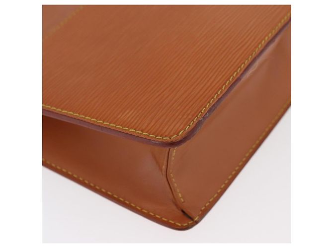 LOUIS VUITTON Epi Pochette Homme Clutch Marrone Zipangu M52528 Auth BA13179 - vista 8